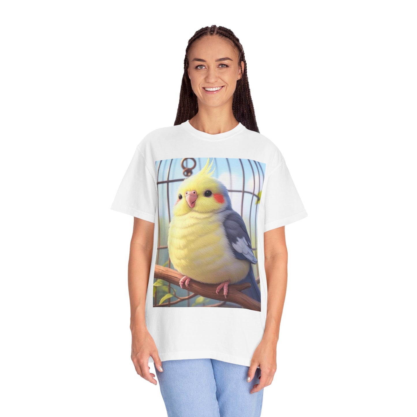 Cute Bird Graphic T-Shirt, Gift for Pet Lovers, Animal Lovers Tee, Casual Wear, Birthday Gift, Unisex Tee
