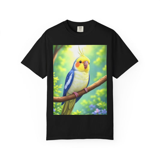 Cute Cockatiel Graphic T-Shirt, Gift for Pet Lovers, Animal Lovers Tee, Casual Wear, Birthday Gift, Unisex Tee